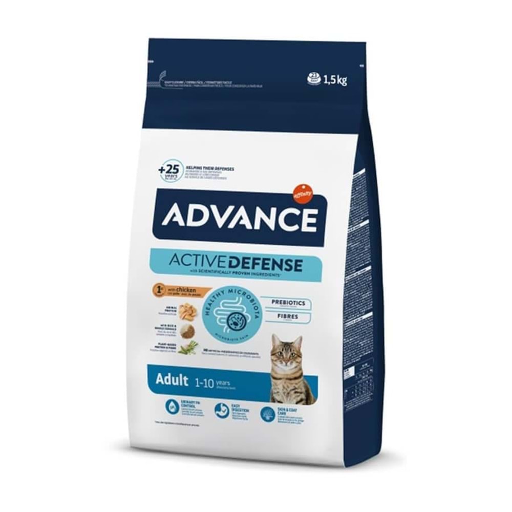 Advance Adult Chicken 1,5 kg Tavuklu Yetişkin Kedi Maması