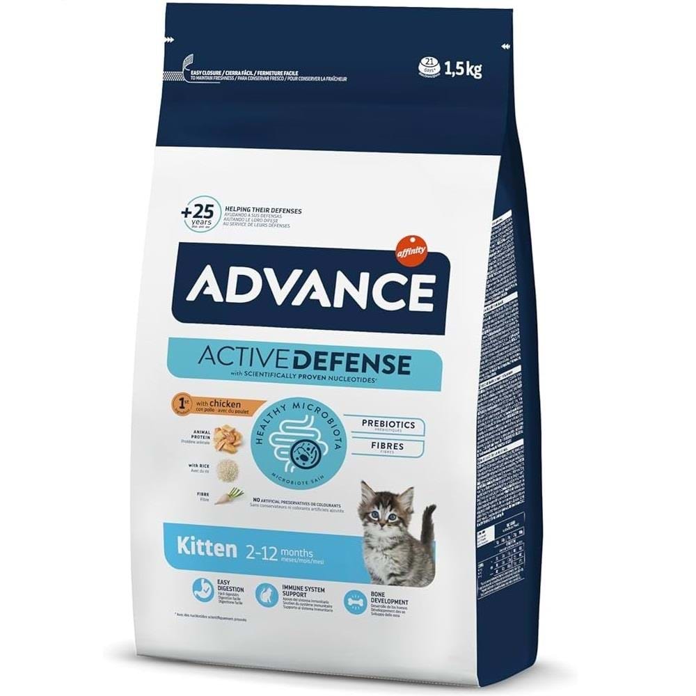 Advance Kitten Chicken 1,5kg Tavuklu Yavru Kedi Maması