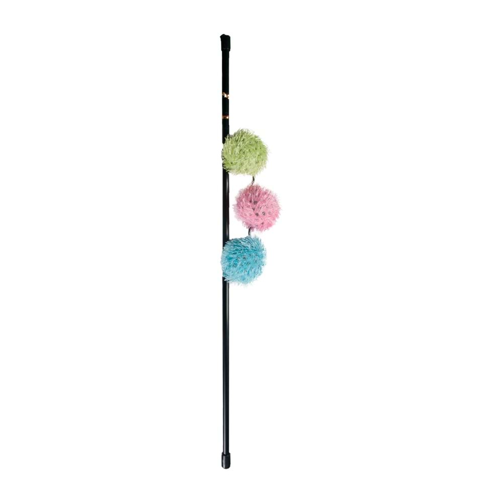 Karlie Kedi Otlu Zilli Peluş 3 Toplu Kedi Oltası 50 cm