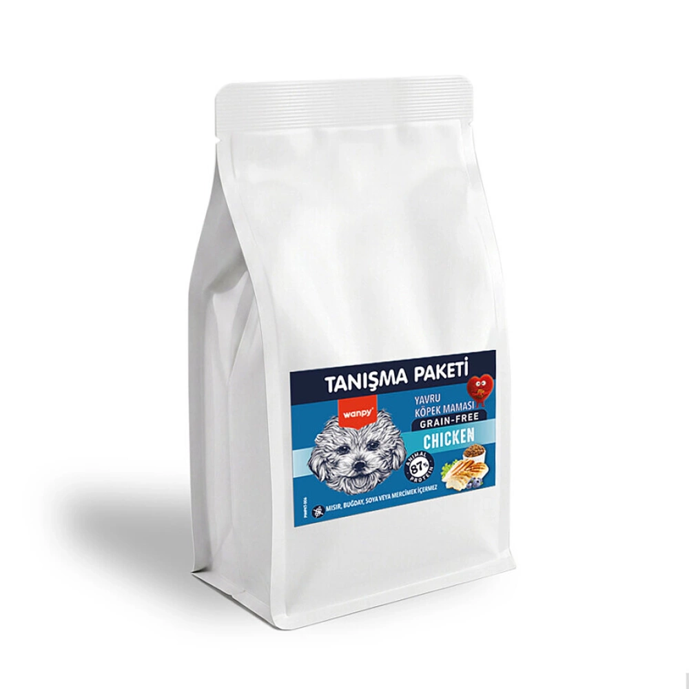 Wanpy Tahılsız Tavuklu Yavru Köpek Maması 500g
