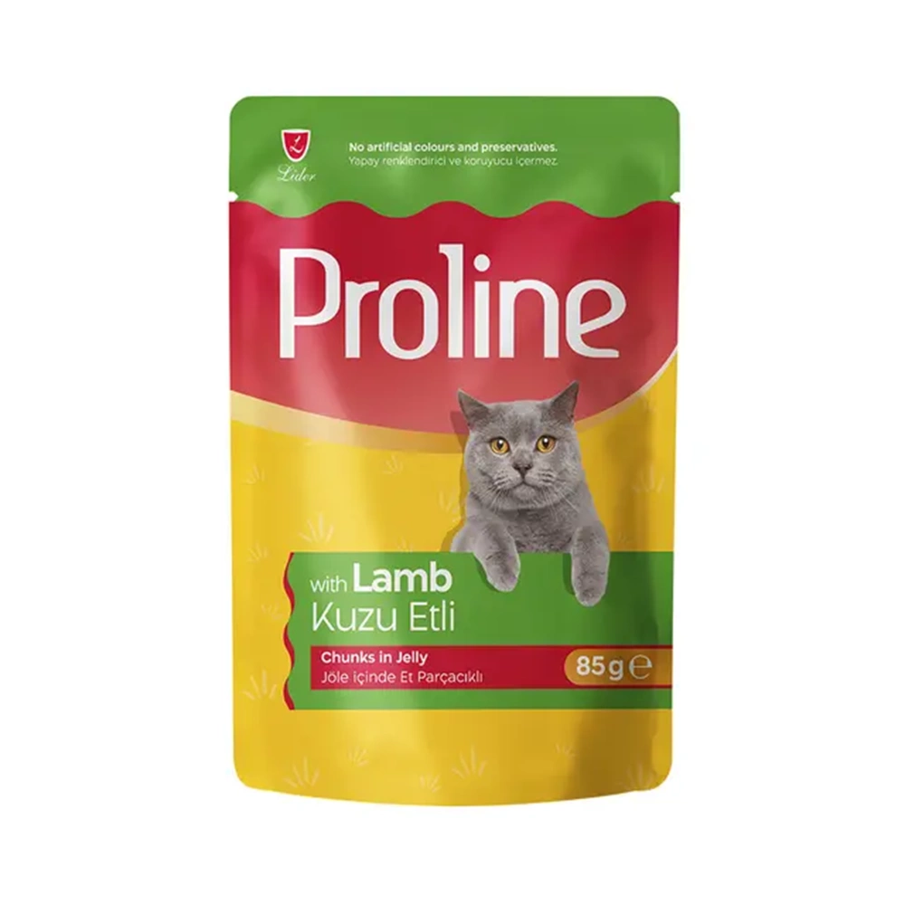 Proline Kuzu Etli Pouch Pate 85 gr Yetişkin Kedi Yaş Mama