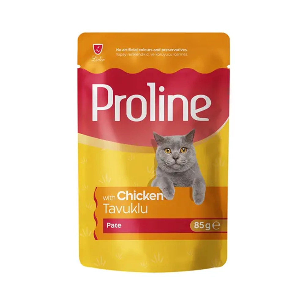 Proline Tavuk Etli Pouch Pate 85 gr Yetişkin Kedi Yaş Mama