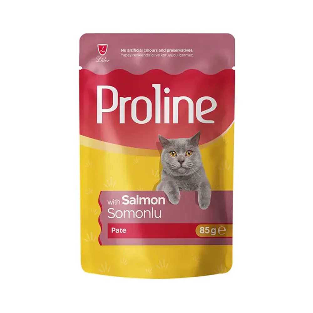 Proline Somonlu Pouch Pate 85 gr Yetişkin Kedi Yaş Mama