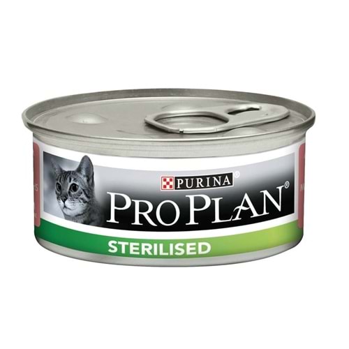 ProPlan Sterilised Ton Balıklı & Somonlu 85g Kısırlaştırılmış Kedi Konserve Maması