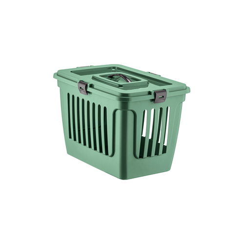 Reflex Troya Yeşil Üstten Açılır Kedi Köpek Taşıma Çantası Box 35L 495x335x330mm