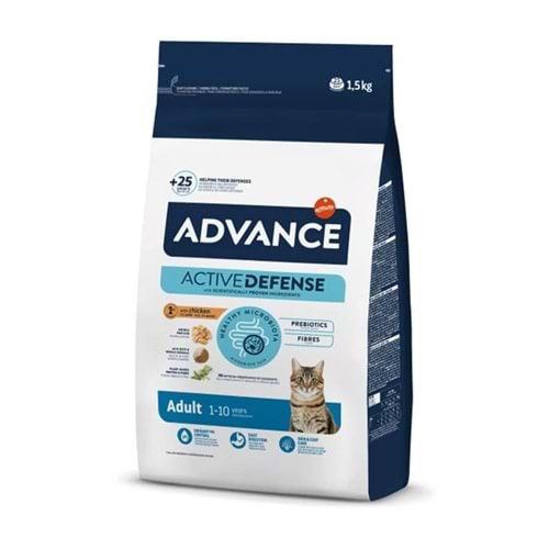 Advance Adult Chicken 1,5 kg Tavuklu Yetişkin Kedi Maması