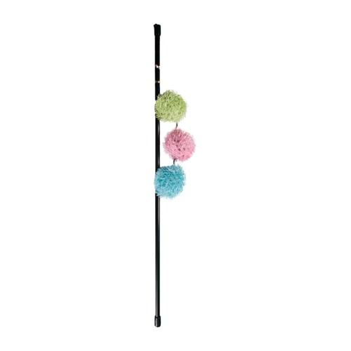Karlie Kedi Otlu Zilli Peluş 3 Toplu Kedi Oltası 50 cm