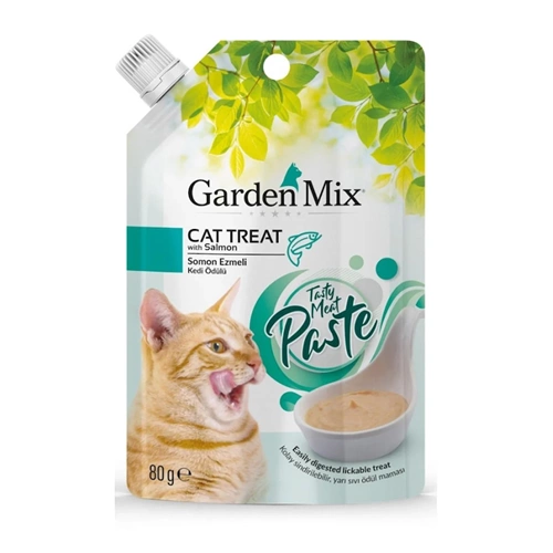 Garden Mix Somon Balığı Ezmeli Kedi Ödülü 80 gr