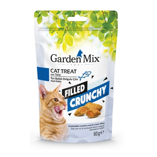 Garden Mix Ton Balıklı İçi Dolgulu Kedi Ödülü 60 gr
