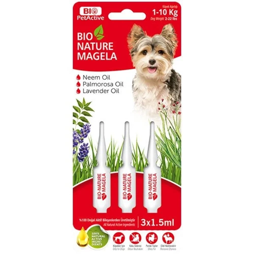 BioPetActive Bio Magela Köpek Bit Pire Dış Parazit Damlası 1-10kg