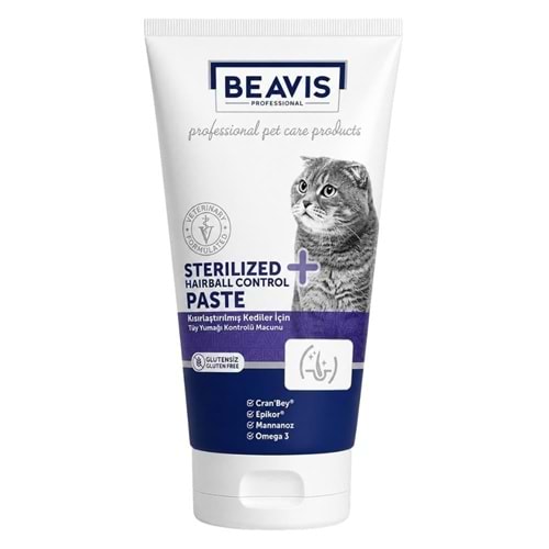 Beavis Sterilised & Hairball Control Kısırlaştırılmış Kedi Malt Macunu