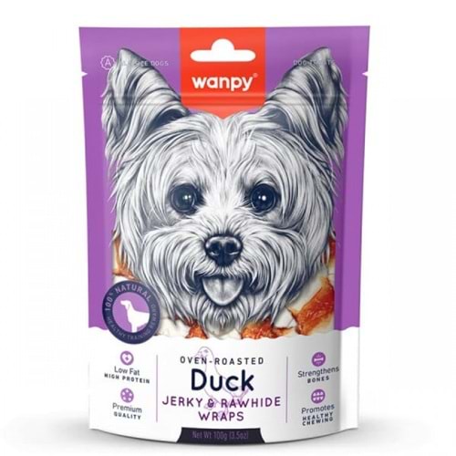 Wanpy Kemik Üzeri Ördek Sargılı 100g Köpek Ödül Maması