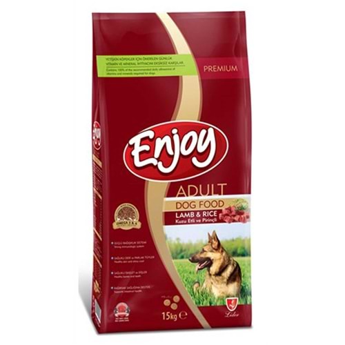 Enjoy Kuzu Etli Köpek Maması 15 Kg