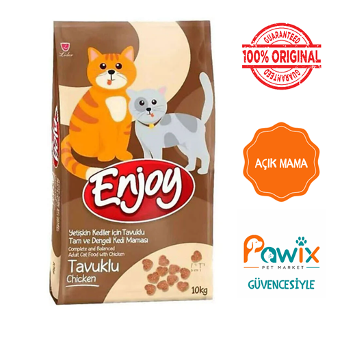 Açık Enjoy Tavuklu Yetişkin Kedi Maması 1 Kg