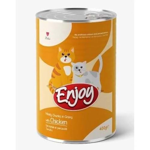 Enjoy Tavuklu Yetişkin Kedi Konserve Yaş Mama 400g