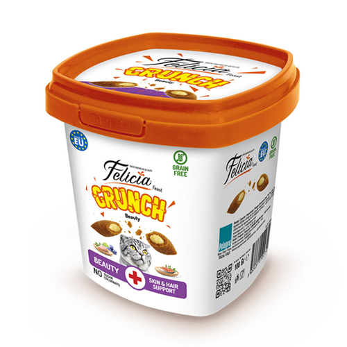 Felicia Beauty Crunch Skin & Hair Deri Tüy Bakımı Kedi Ödül Maması 100gr