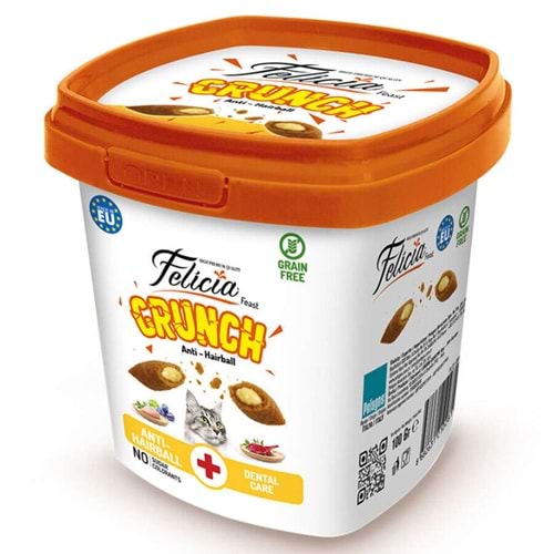 Felicia Anti Hairball Crunch Malt Kedi Ödül Maması 100gr