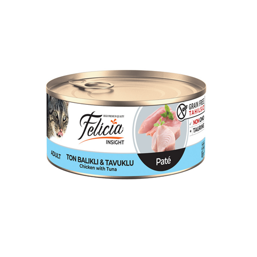 Felicia Ton Balıklı & Tavuklu Tahılsız 85 gr Yetişkin Konserve Yaş Mama