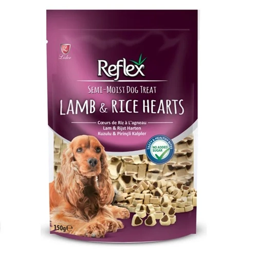 Reflex Mini Hearts Kuzu Etli Mini Kalpler Köpek Ödül Maması 150gr