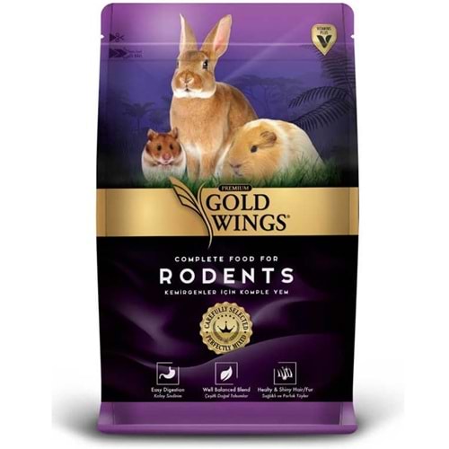 Gold Wings Premium Vitaminli Karışık Tavşan Yemi 1000g
