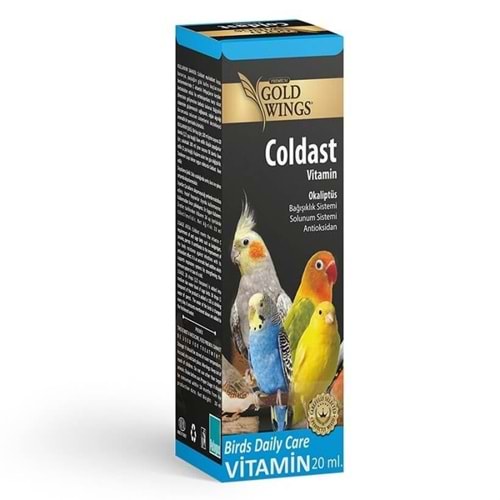 Gold Wings Premium Coldast Soğuk Algınlığı Kuş Vitamini 20 Ml