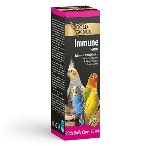 Gold Wings Premium Immune Bağışıklık Sistemi Kuş Vitamini 20 Ml