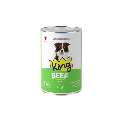 King Dana Etli Yetişkin Köpek Konserve Yaş Mama 400g