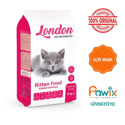 Açık London Tavuk & Balıklı Yavru Kedi Maması 1 kg