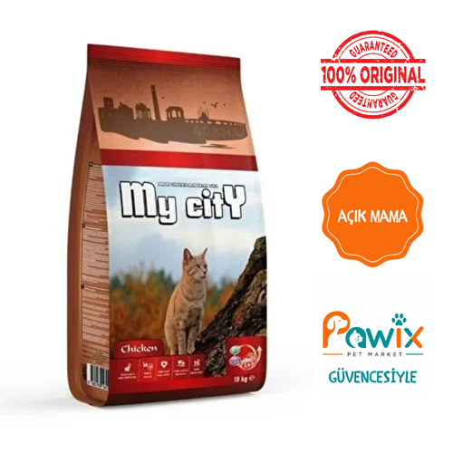 Açık My City Tavuklu Yetişkin Kedi Maması 1 kg