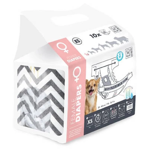 M-Pets Köpek Regl ve Tuvalet Külotu Alt Bezi Xs 26-34cm