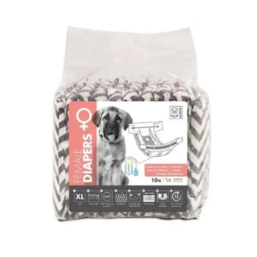 M-Pets Köpek Regl ve Tuvalet Külotu Alt Bezi XL 40-60cm