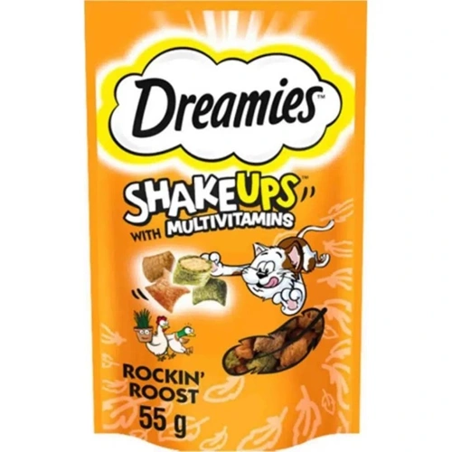 Dreamies ShakeUps Tavuk & Ördek & Kedi Nanesi Kedi Ödül Maması 60gr