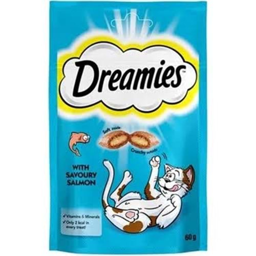 Dreamies Somonlu Kedi Ödül Maması 60gr