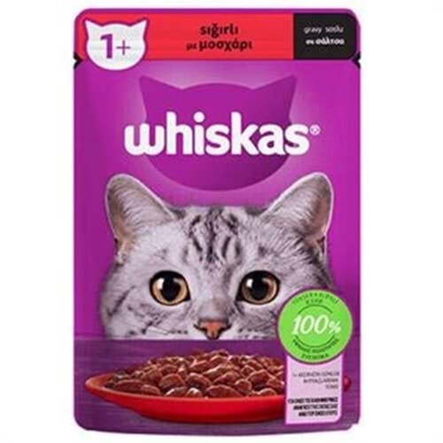 Whiskas Sığırlı Pouch Yaş Kedi Maması 85gr