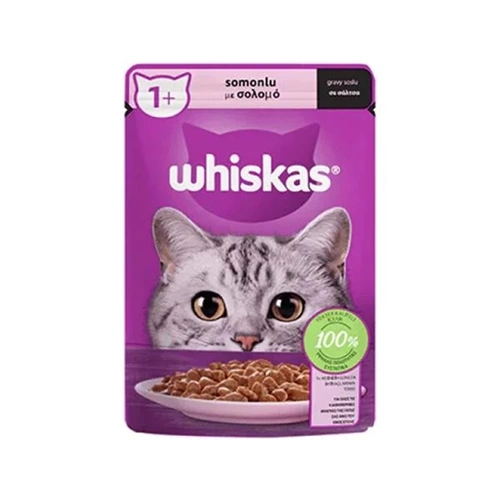 Whiskas Somonlu Pouch Yaş Kedi Maması 85gr