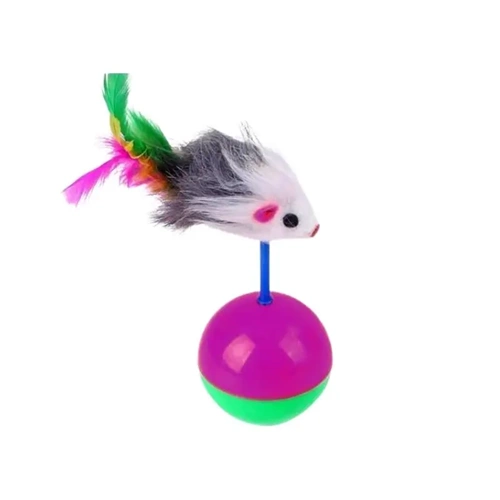 Nunbell Tüylü Fare Hacı Yatmaz Kedi Oyuncağı