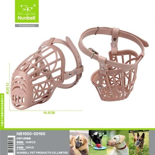 Nunbell Plastik Köpek Ağızlığı XXL No4
