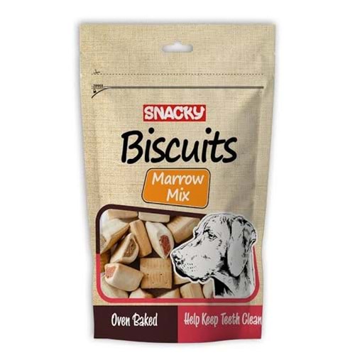Snacky Marrow Mix Bisküvi Köpek Ödül Maması 200g