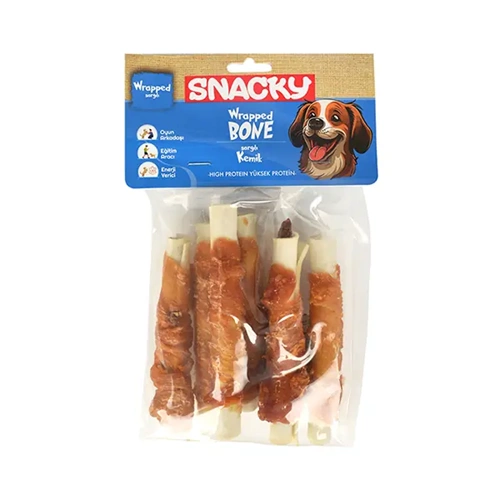 Snacky Munchy Ciğer Sargılı Köpek Ödül Maması 6lı 13cm 168gr