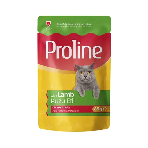Proline Kuzu Etli Pouch Pate 85 gr Yetişkin Kedi Yaş Mama