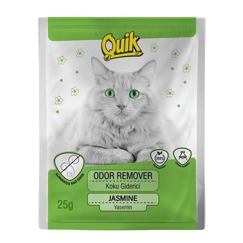 Quik Yasemin Kokulu Kedi Kumu Koku Giderici 25 gr