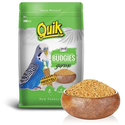Quik Gurme Kraker Hediyeli Muhabbet Kuşu Yemi 500g