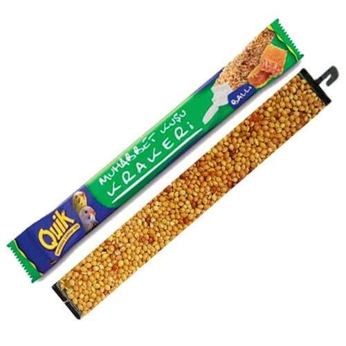 Quik Meyveli Ballı Kraker Muhabbet Kuşu Krakeri 26g Tekli