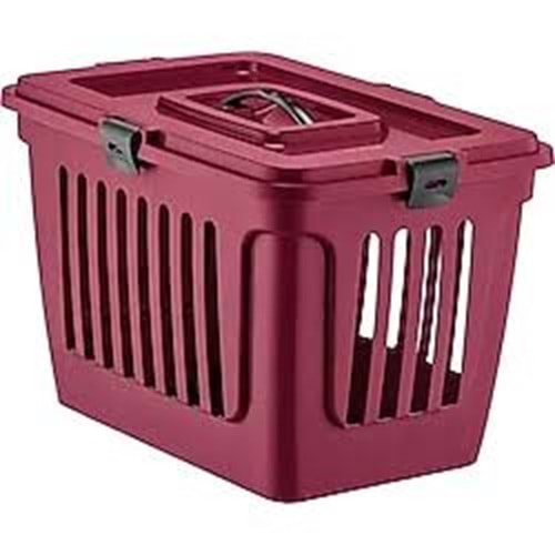 Reflex Troya Mor Üstten Açılır Kedi Köpek Taşıma Çantası Box 35L 495x335x330mm