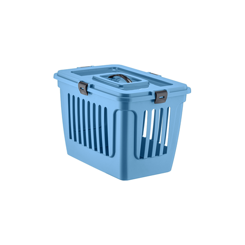 Reflex Troya Navy Üstten Açılır Kedi Köpek Taşıma Çantası Box 35L 495x335x330mm