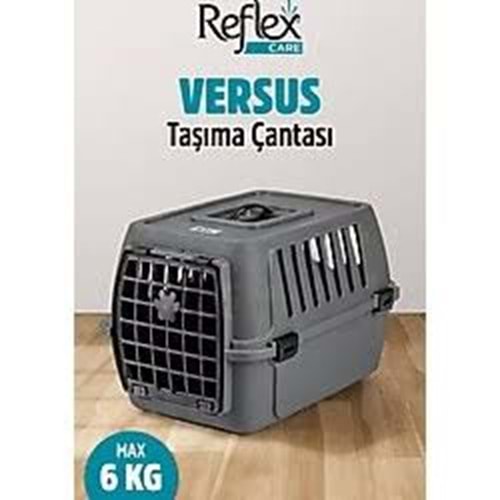 Reflex Gri Versus Kedi Köpek Taşıma Çantası Box 475x335x330mm