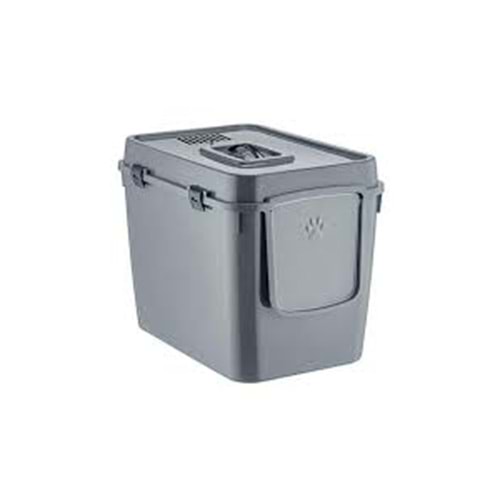 Reflex Handor Kapalı Kedi Tuvaleti Gri 72L 575x390x435mm