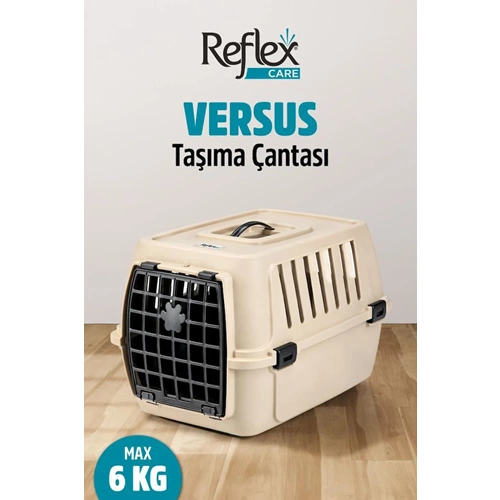 Reflex Bej Versus Kedi Köpek Taşıma Çantası Box 475x335x330mm