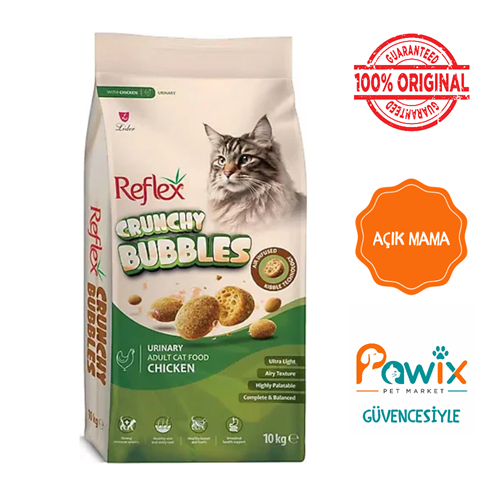 Açık 500 gr Reflex Crunchy Bubbles Urinary Tavuklu Kedi