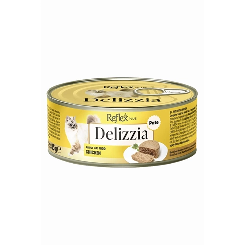 Reflex Delizzia Tavuklu Pate Kedi Konserve Yaş Mama 85gr